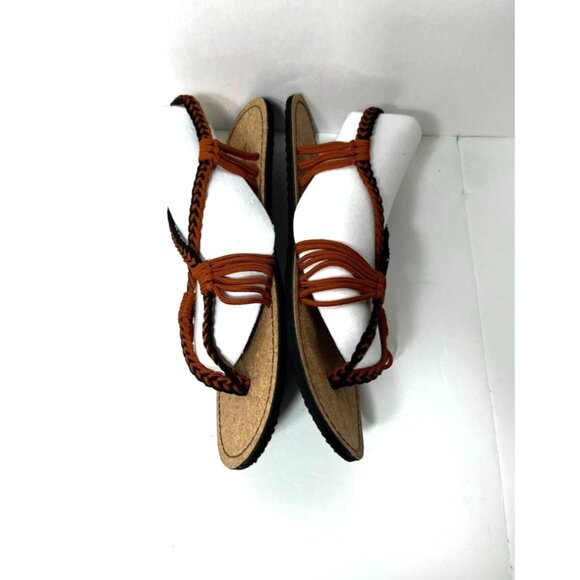 Bokyna Seastar Comfort Sandal Caramel Brown Cork Sole Sz EU 39/US 8 NWOT - Picture 6 of 9